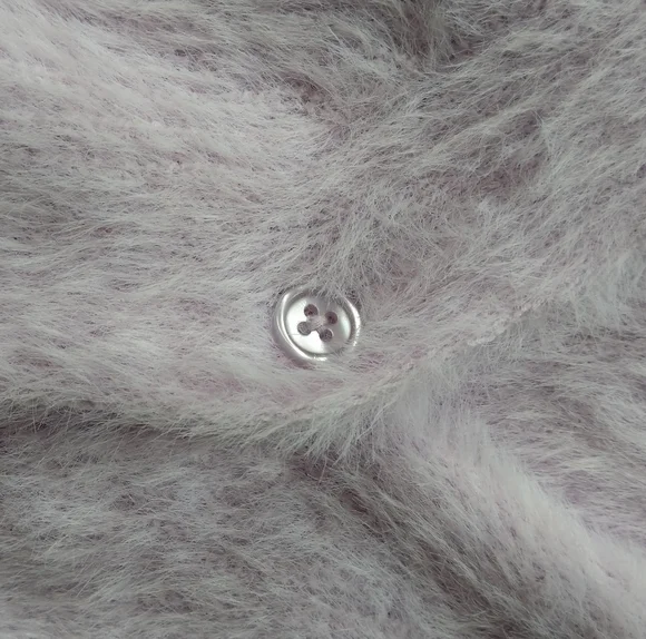 Fluffy Cropped Cardigan - Picture 3 of 5